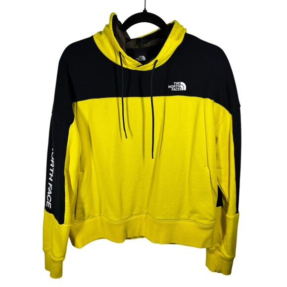 The North Face Tops - NORTH FACE Graphic Collection Hoodie Size M Yellow Sporty Athleisure Cozy Lounge